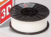 IC3D White 1.75mm PLA 3D Printer Filament - 1 kg Spool - Dimensional Accuracy +/- 0.05mm - Professional Grade 3D Printing Filament - Made in USA